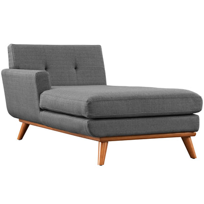 Engage Left-Facing Upholstered Fabric Chaise by Furniture for America