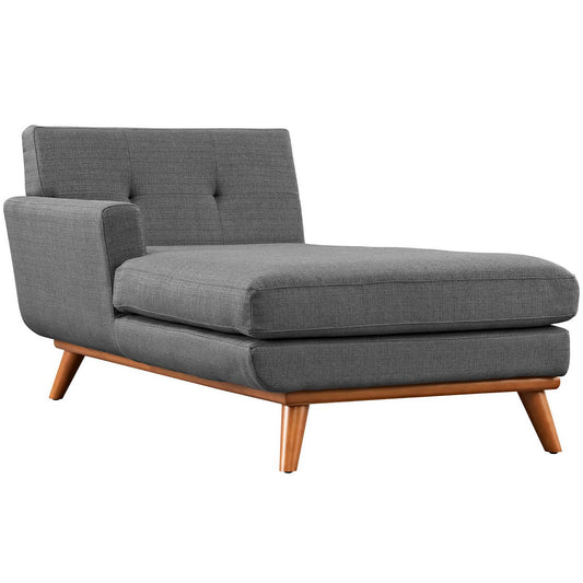 Engage Left-Facing Upholstered Fabric Chaise by Furniture for America
