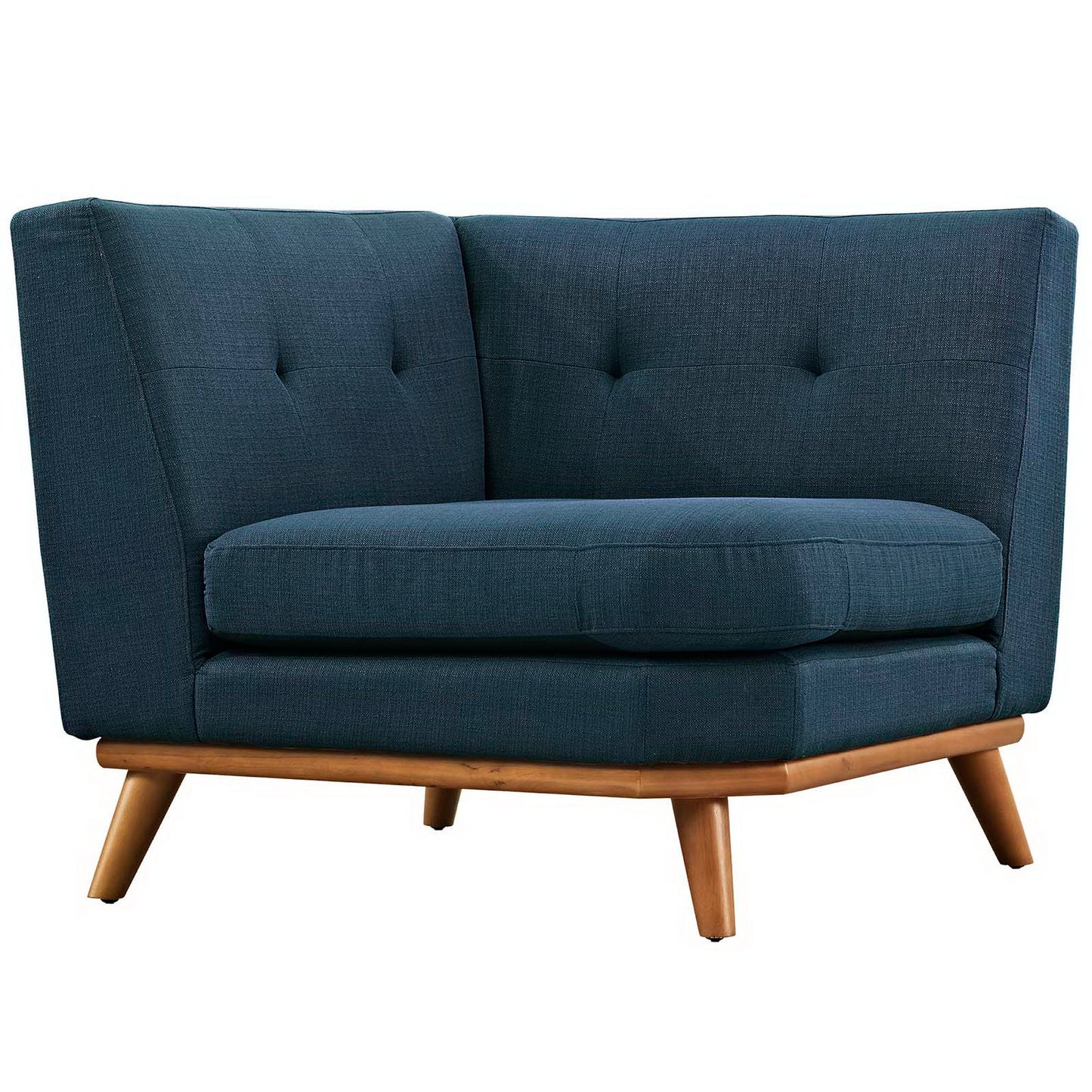 Engage Upholstered Fabric Corner Chair by Furniture for America