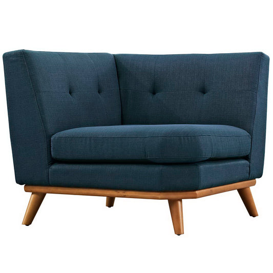 Engage Upholstered Fabric Corner Chair by Furniture for America