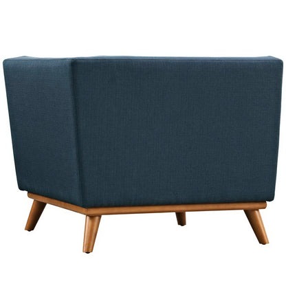 Engage Upholstered Fabric Corner Chair by Furniture for America