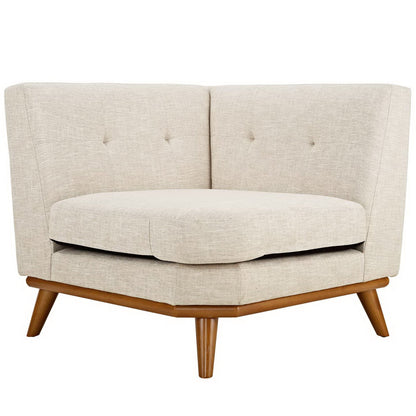 Engage Upholstered Fabric Corner Chair by Furniture for America