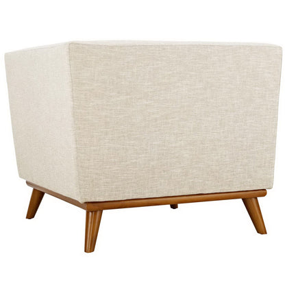 Engage Upholstered Fabric Corner Chair by Furniture for America