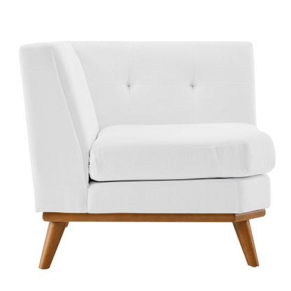 Engage Upholstered Fabric Corner Chair by Furniture for America
