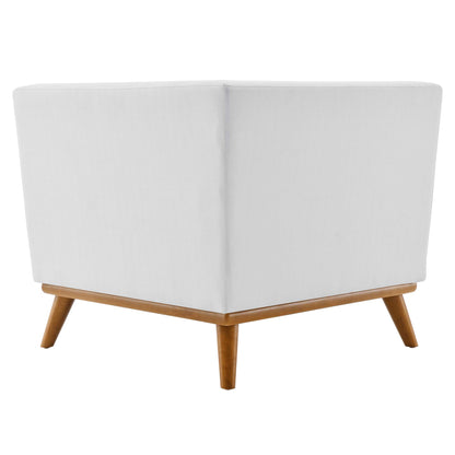 Engage Upholstered Fabric Corner Chair by Furniture for America