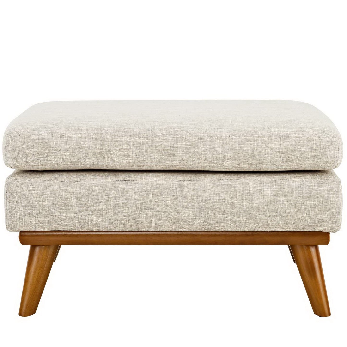 Engage Upholstered Fabric Ottoman by Furniture For America