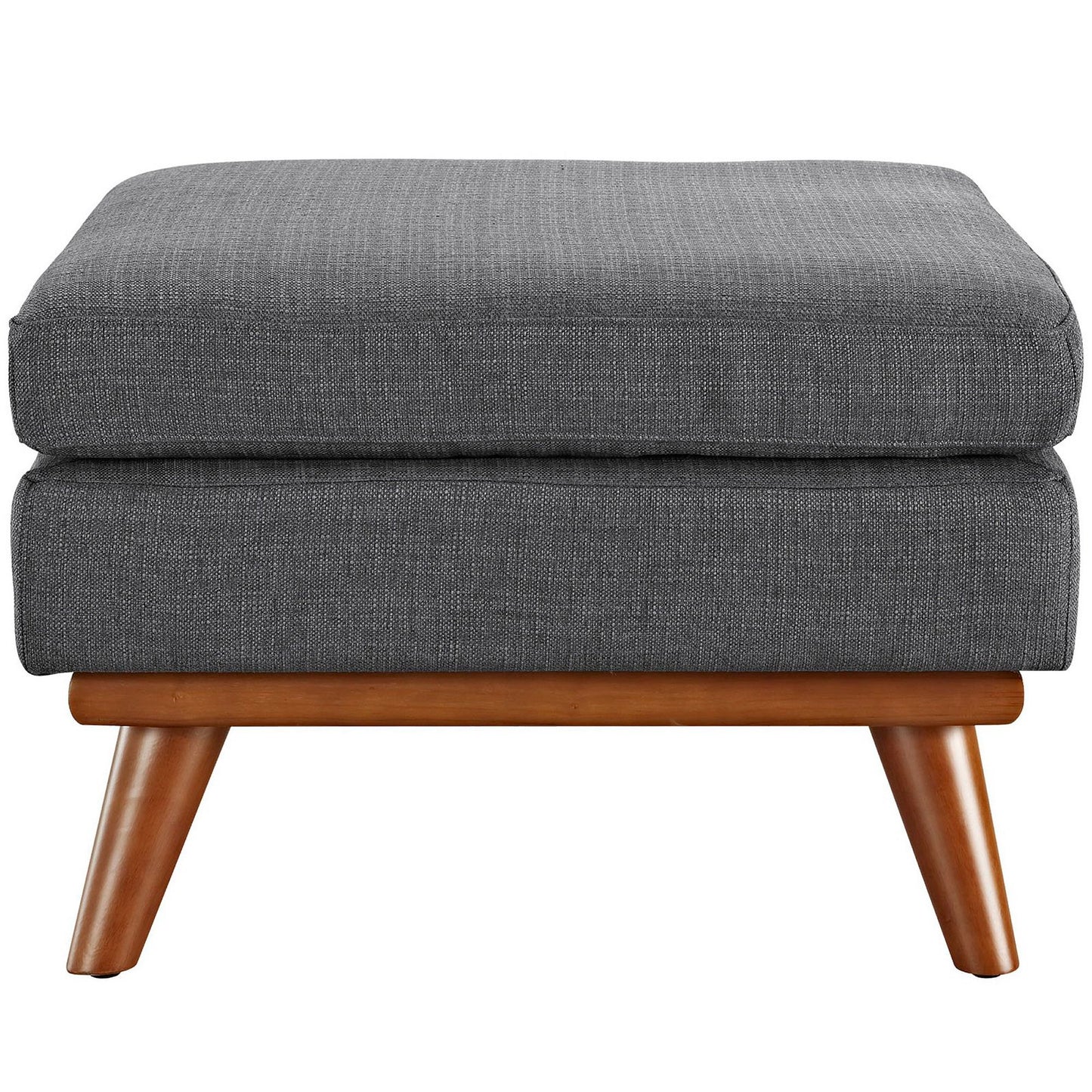 Engage Upholstered Fabric Ottoman by Furniture For America