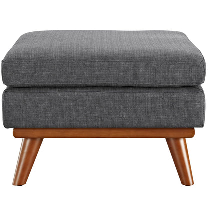 Engage Upholstered Fabric Ottoman by Furniture For America