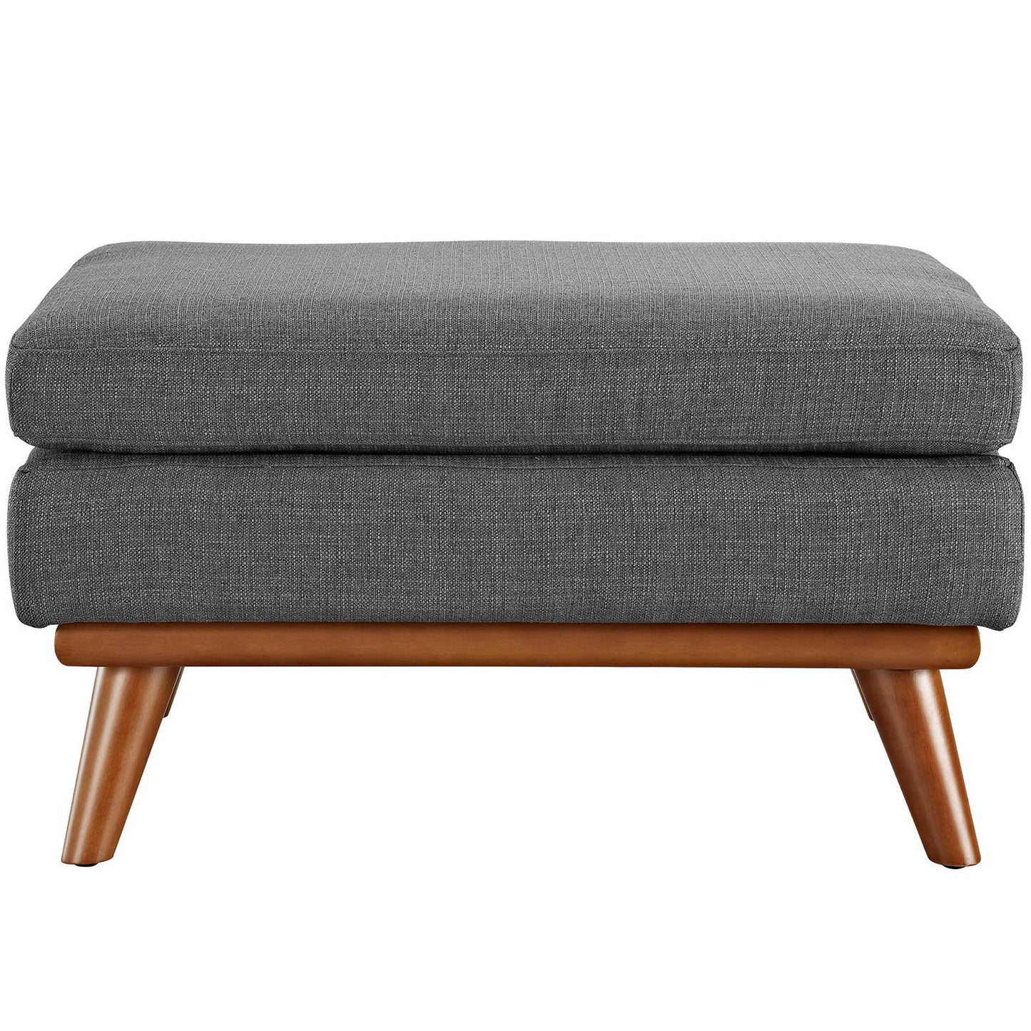 Engage Upholstered Fabric Ottoman by Furniture For America