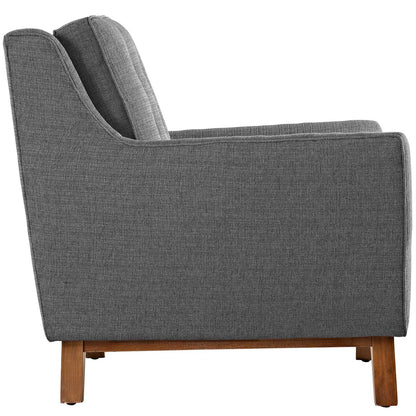 Beguile Upholstered Fabric Sofa by Furniture for America