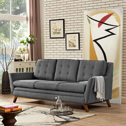 Beguile Upholstered Fabric Sofa by Furniture for America