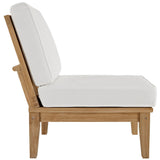 Cove 8 Piece Outdoor Patio Teak Set in Natural White