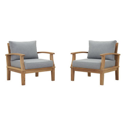 Marina 2 Piece Outdoor Patio Teak Set by Furniture For America