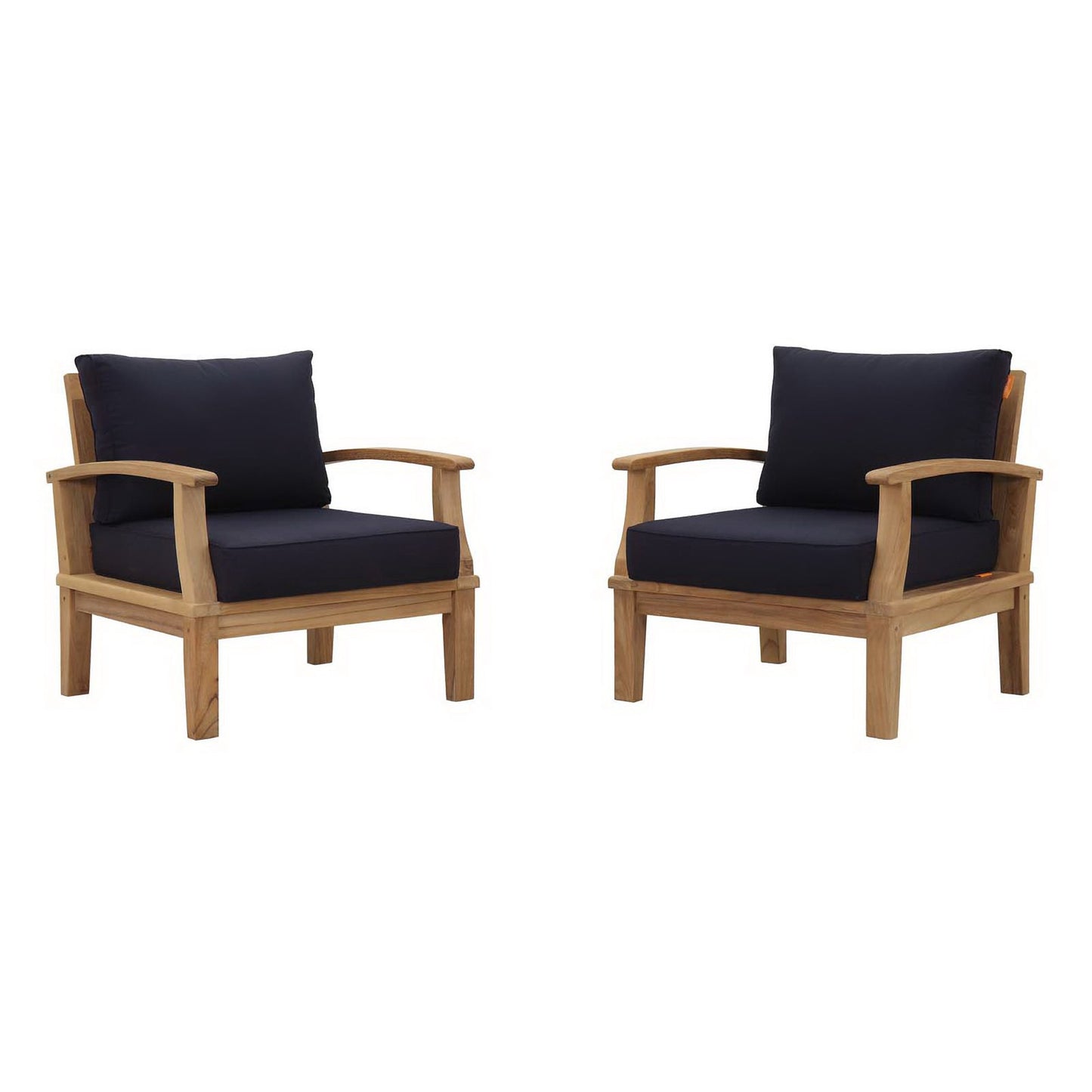 Marina 2 Piece Outdoor Patio Teak Set by Furniture For America