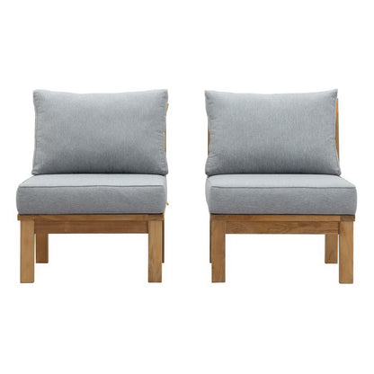 Marina 2 Piece Outdoor Patio Teak Set by Furniture For America