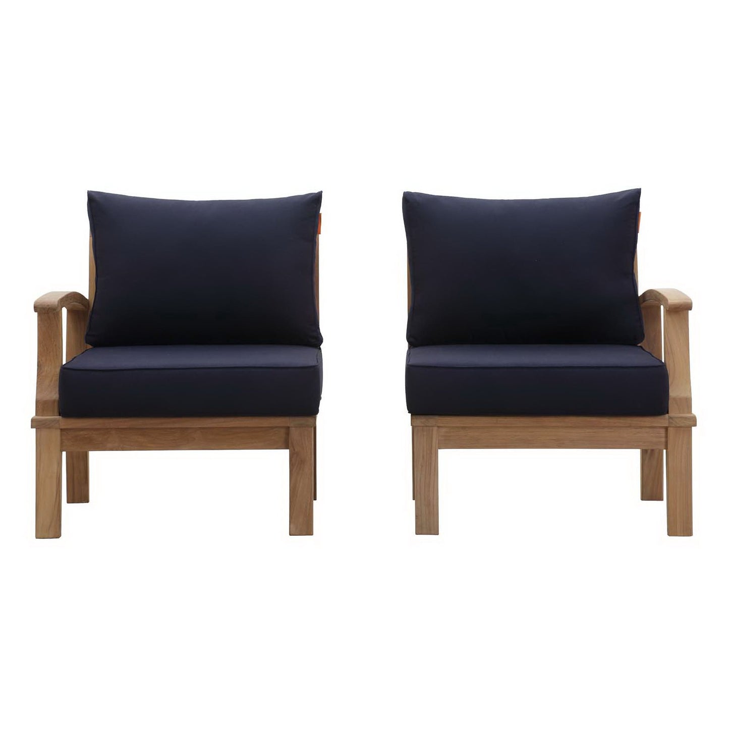Marina 2 Piece Outdoor Patio Teak Set by Furniture For America