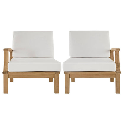 Marina 2 Piece Outdoor Patio Teak Set by Furniture For America