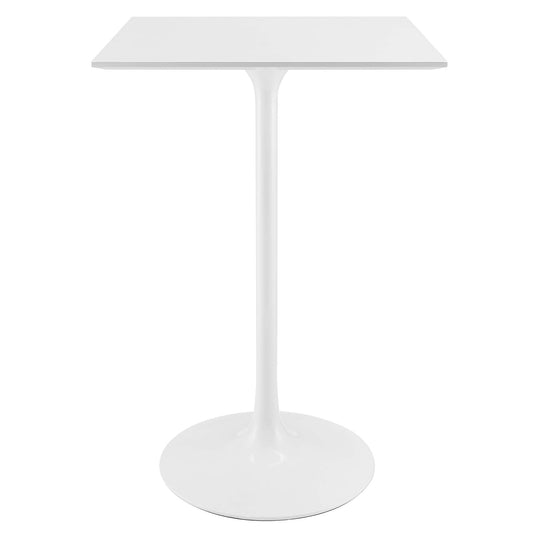 Lippa 28" Square Wood Bar Table by Furniture For America