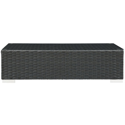 Sojourn Outdoor Patio Coffee Table in Chocolate