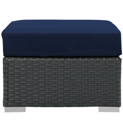 Sojourn Outdoor Patio SunbrellaÂ® Ottoman by Furniture For America