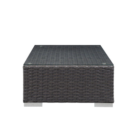 Sojourn Outdoor Patio Sunbrella® Ottoman in Canvas Navy