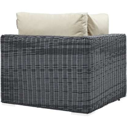 Summon Outdoor Patio SunbrellaÂ® Corner by Furniture For America
