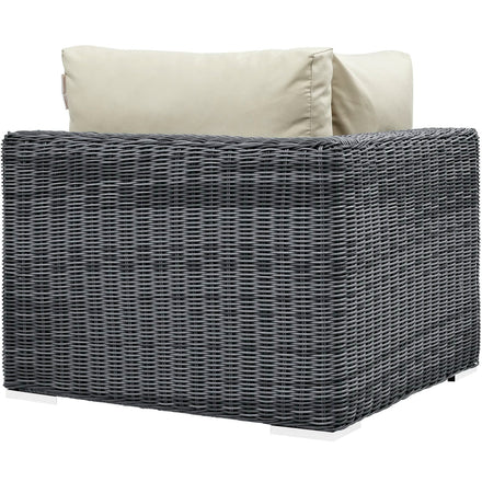 Summon Outdoor Patio Sunbrella® Corner in Canvas Antique Beige