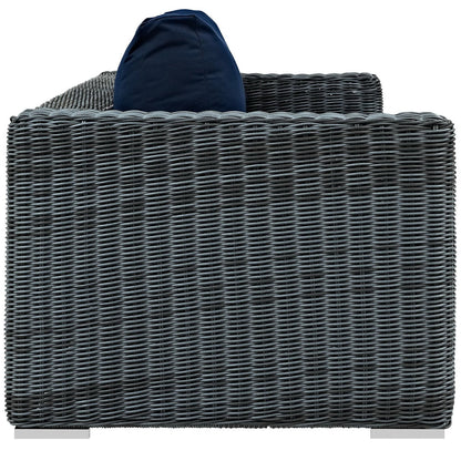 Summon Outdoor Patio SunbrellaÂ® Sofa by Furniture For America
