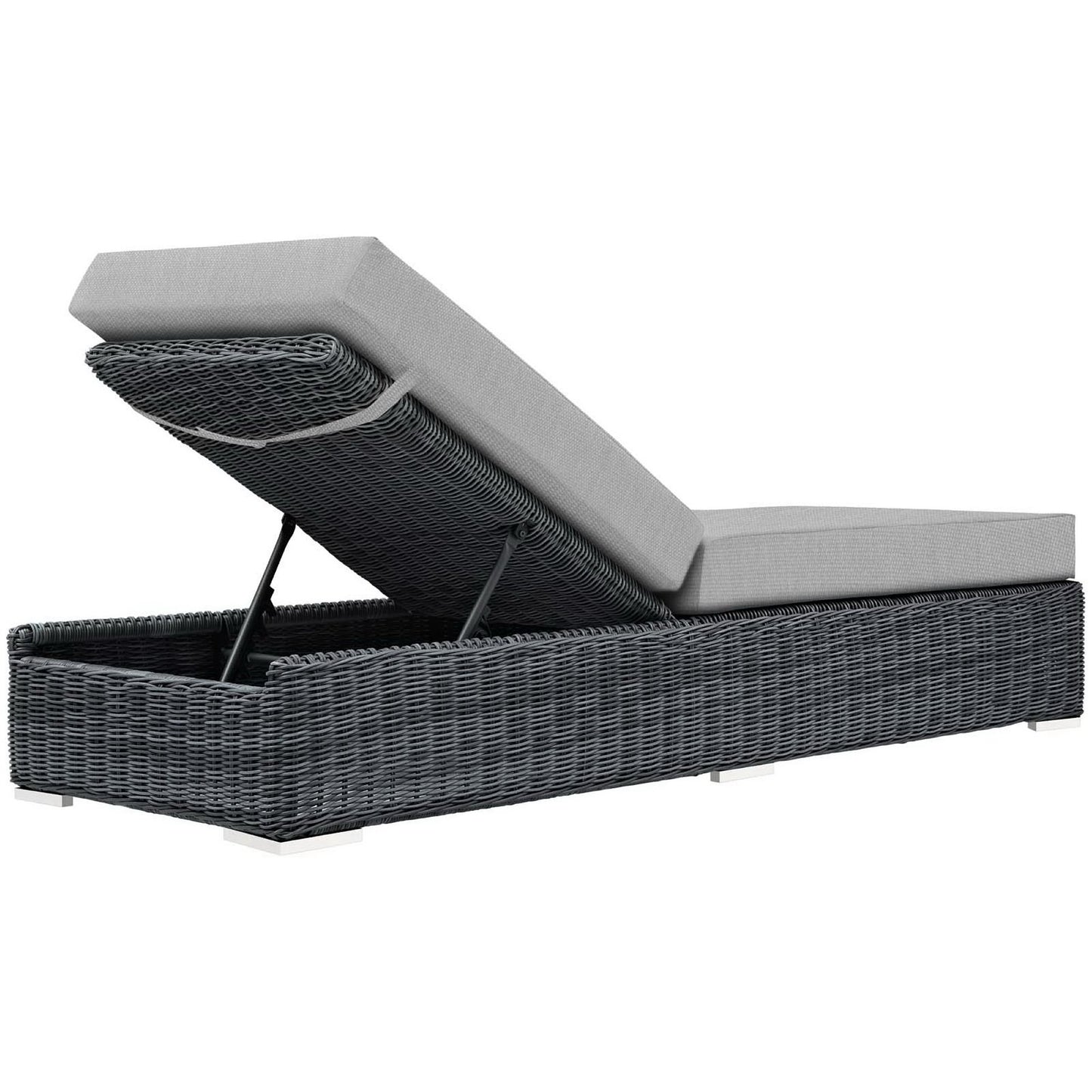 Summon Outdoor Patio SunbrellaÂ® Chaise Lounge by Furniture for America