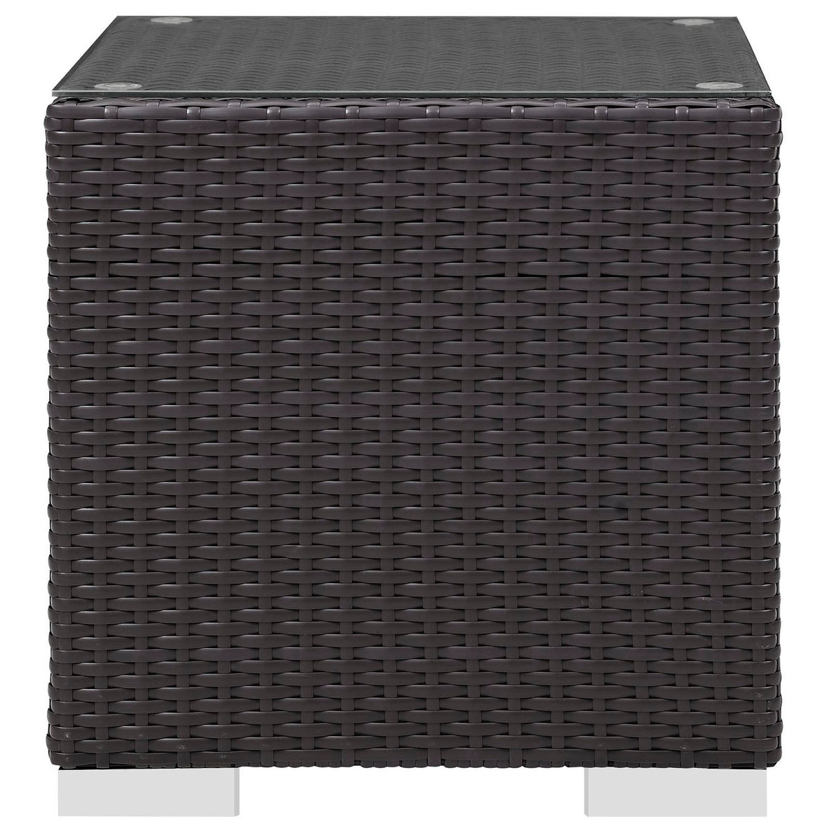 Convene Outdoor Patio Side Table in Espresso