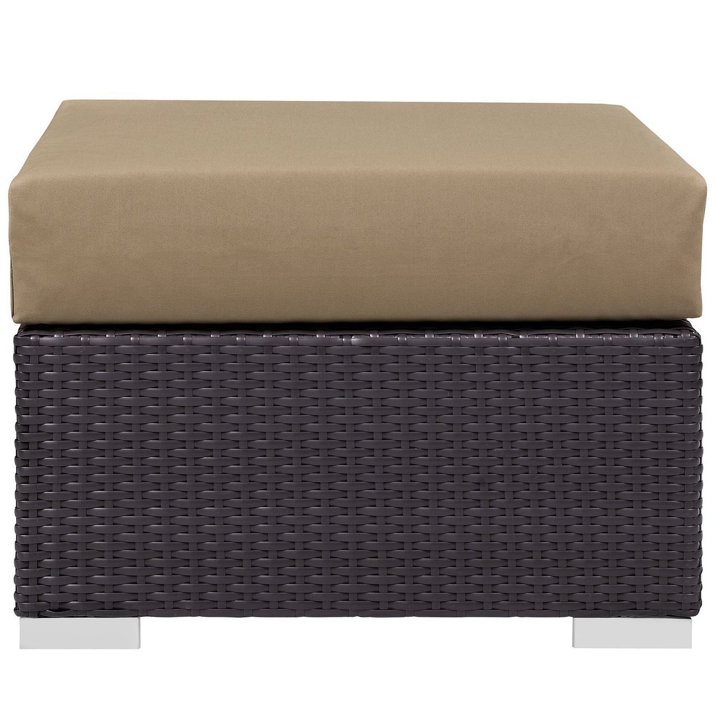 Sienna 10 Piece Outdoor Patio Sectional Set in Espresso Mocha