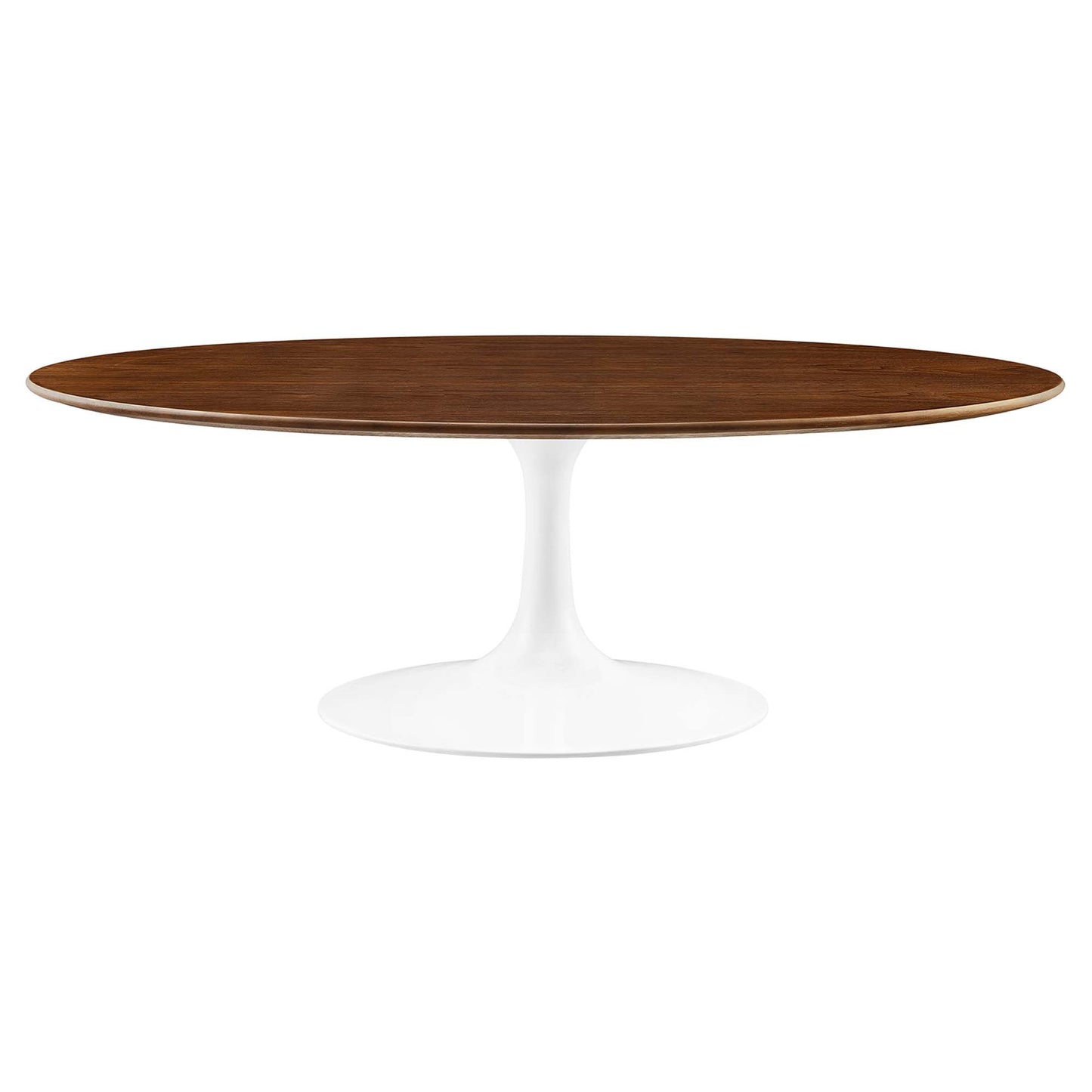 Lippa 48" Oval Wood Coffee Table by Furniture For America
