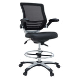 Pillar Drafting Chair in Black