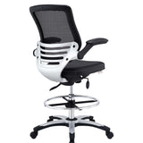 Pillar Drafting Chair in Black