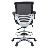 Pillar Drafting Chair in Black