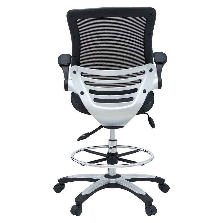 Pillar Drafting Chair in Black