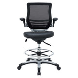Pillar Drafting Chair in Black