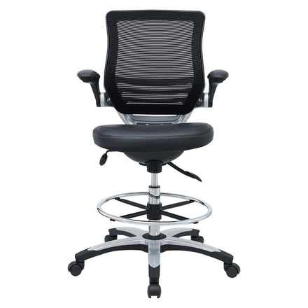 Edge Drafting Chair in Black