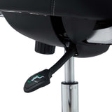 Pillar Drafting Chair in Black