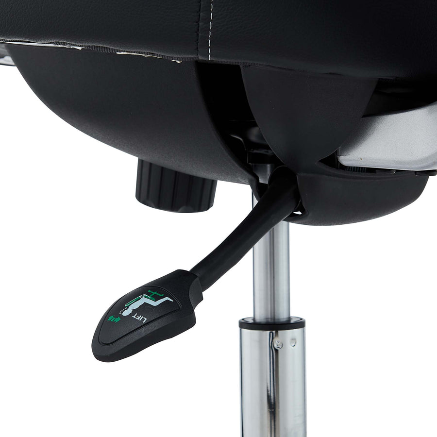 Pillar Drafting Chair in Black