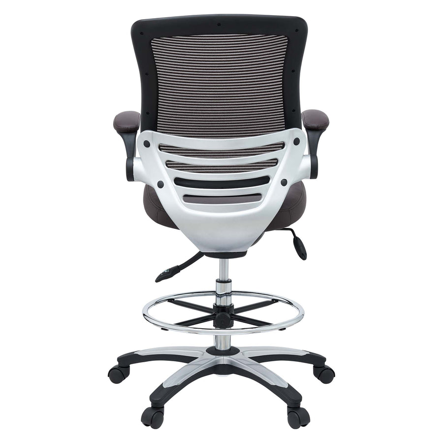 Pillar Drafting Chair in Brown