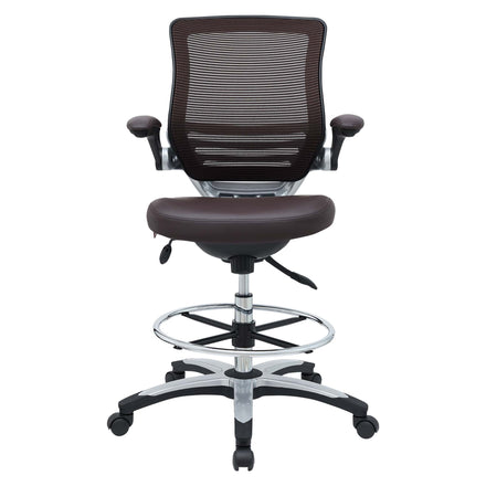 Edge Drafting Chair in Brown