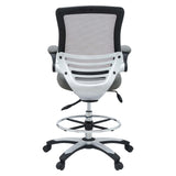 Pillar Drafting Chair in Gray