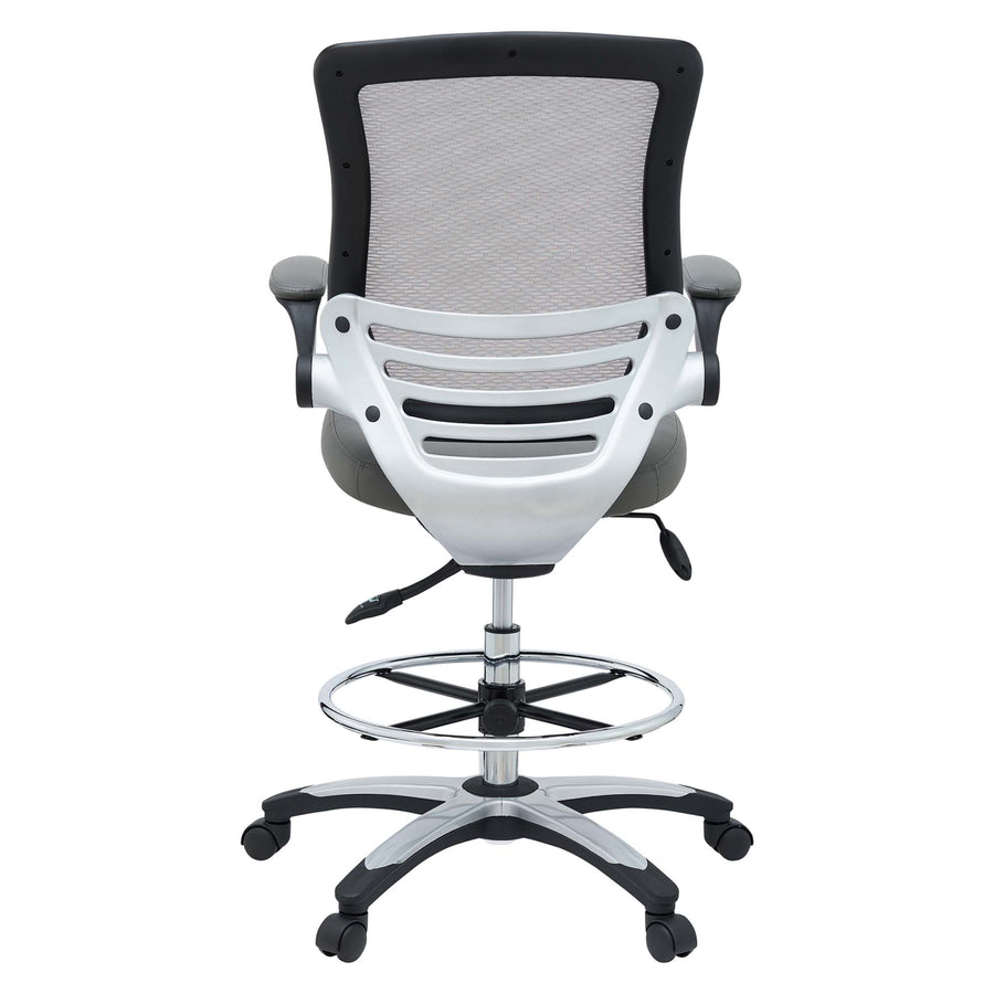 Pillar Drafting Chair in Gray