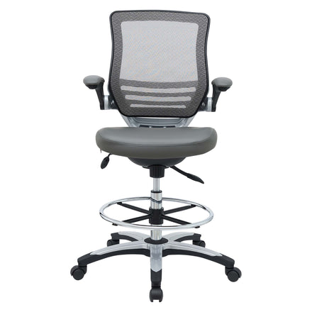 Edge Drafting Chair in Gray