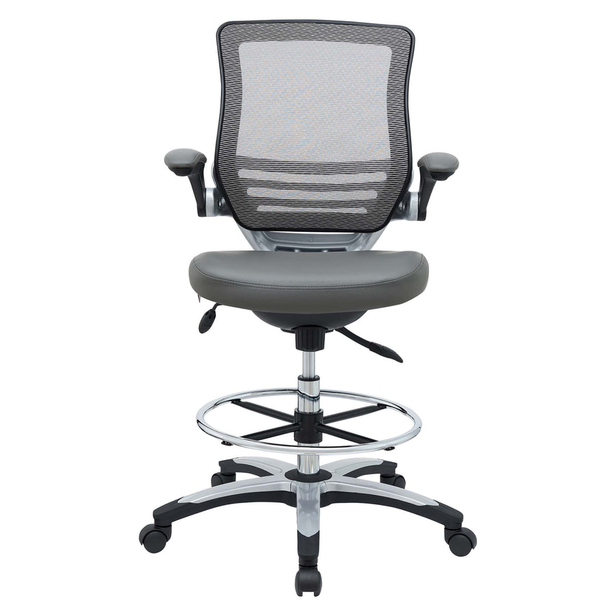Pillar Drafting Chair in Gray