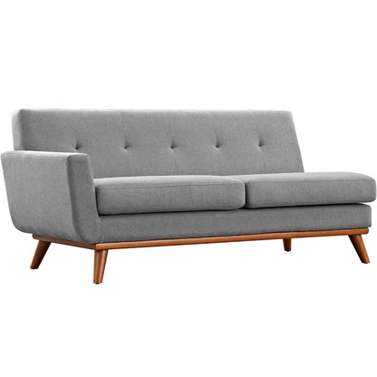 Engage Right-Facing Upholstered Fabric Sectional Sofa by Furniture for America