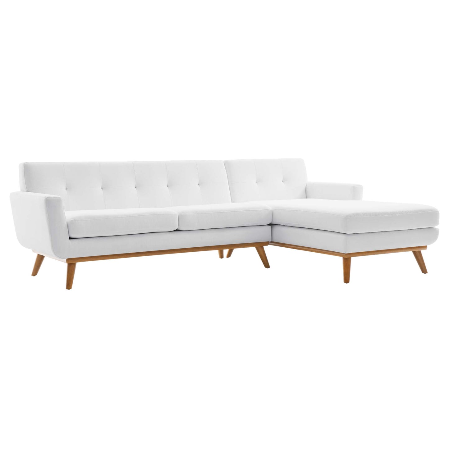 Engage Right-Facing Upholstered Fabric Sectional Sofa by Furniture for America