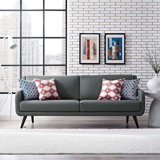 Verve Upholstered Fabric Sofa by Furniture for America