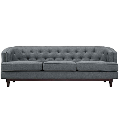 Coast Upholstered Fabric Sofa by Furniture for America